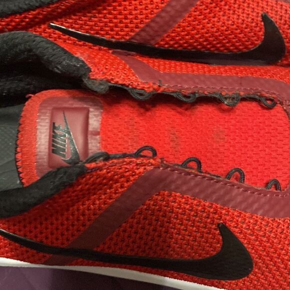 EUC Nike Men's Lunarestoa 2 Essential University Red / Black-Team Running Shoes - Picture 4 of 9